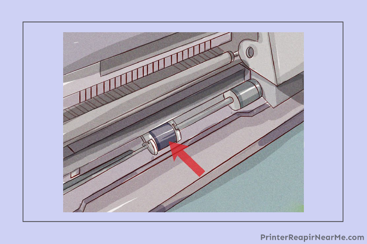 Clean-the-printer-roller-How To Fix Canon Printer Paper Jam Error