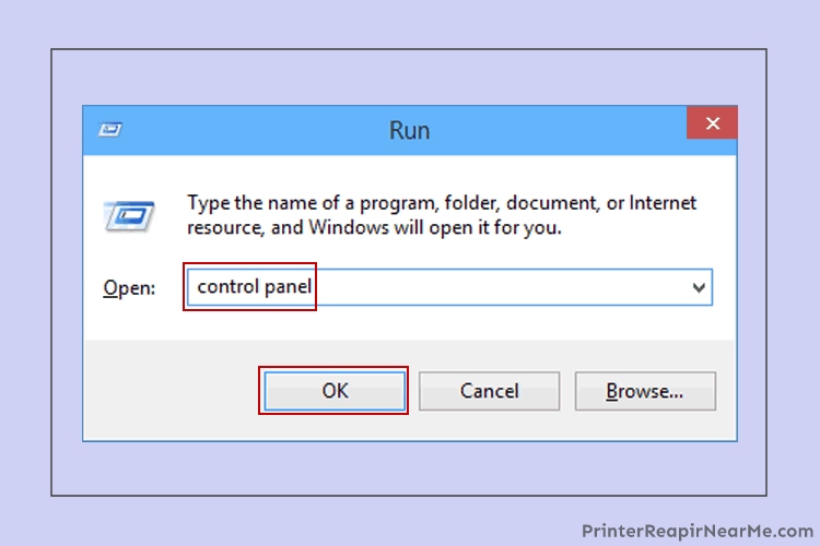 run-command-and-open-the-control-panel-brother-printer-offline