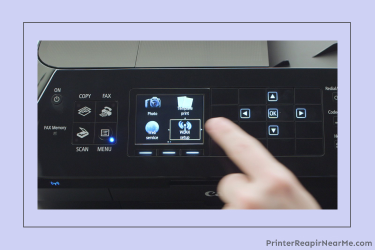 Turn On Wifi- Canon mg3222 wireless setup